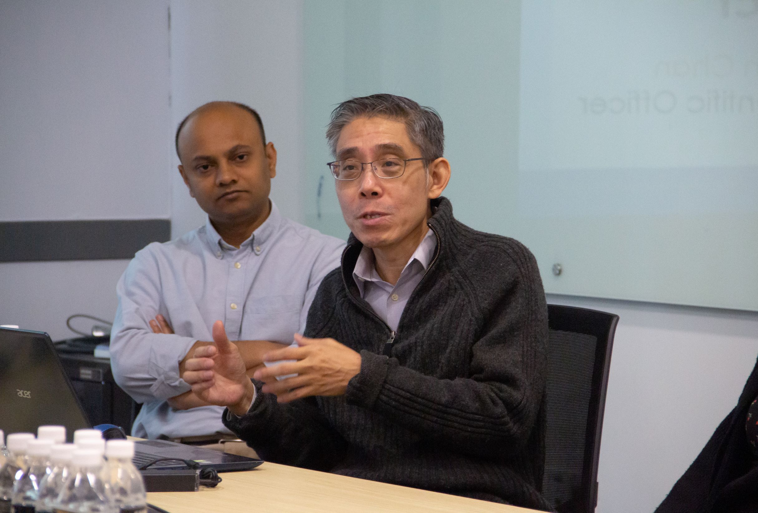 Prof Mihir Gandhi and Prof Edwin Chan